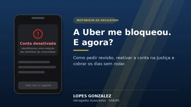 Uber Me Bloqueou: Como Desbloquear a Conta de Motorista